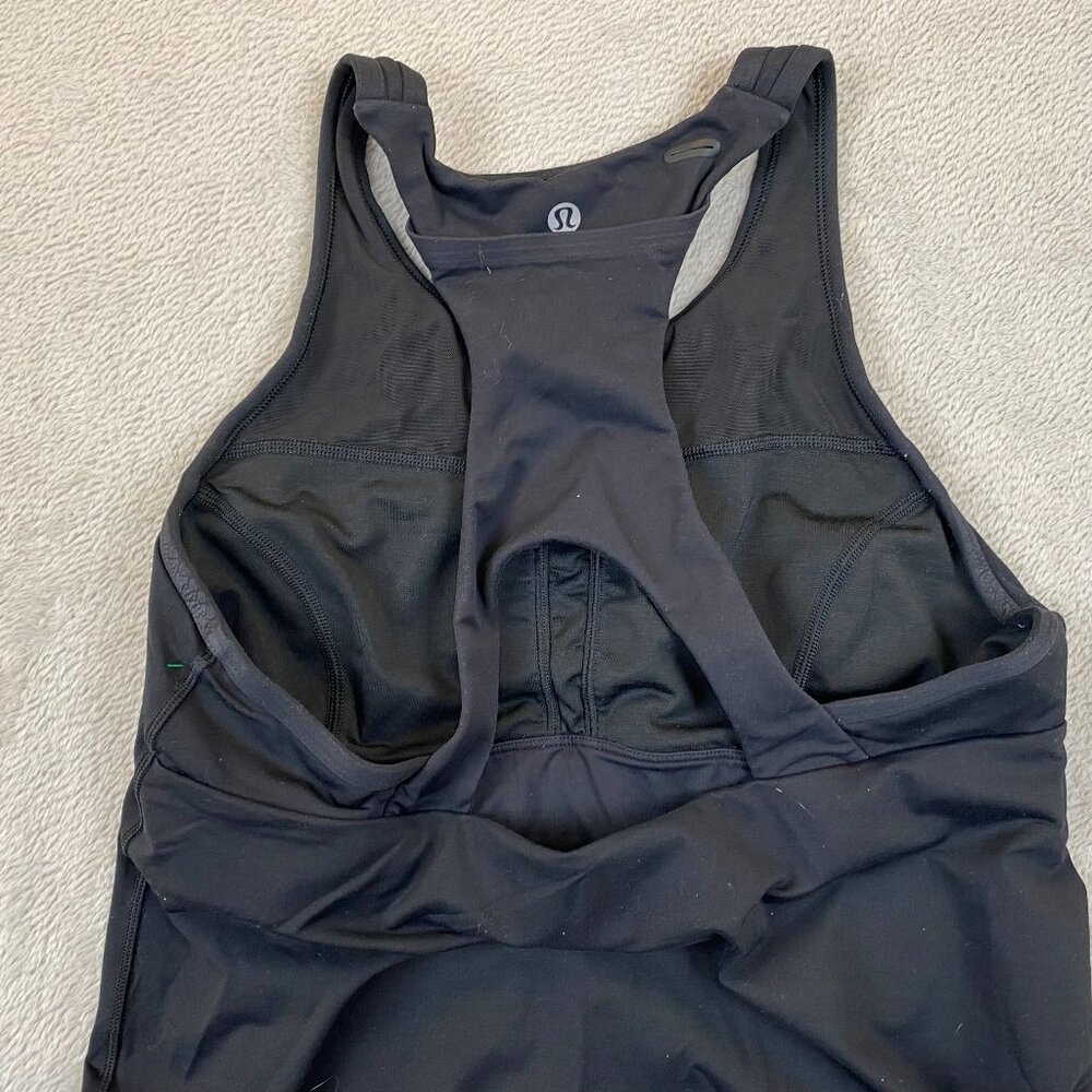 Lululemon Womens Athletic Tank Top Small Black Racerback Sleeveless Activewear - Picture 7 of 10